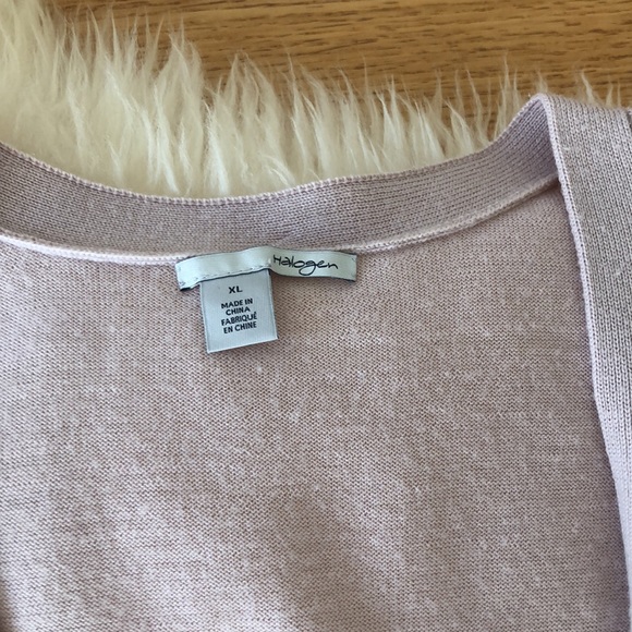 Halogen dusty pink cardigan - Picture 2 of 6